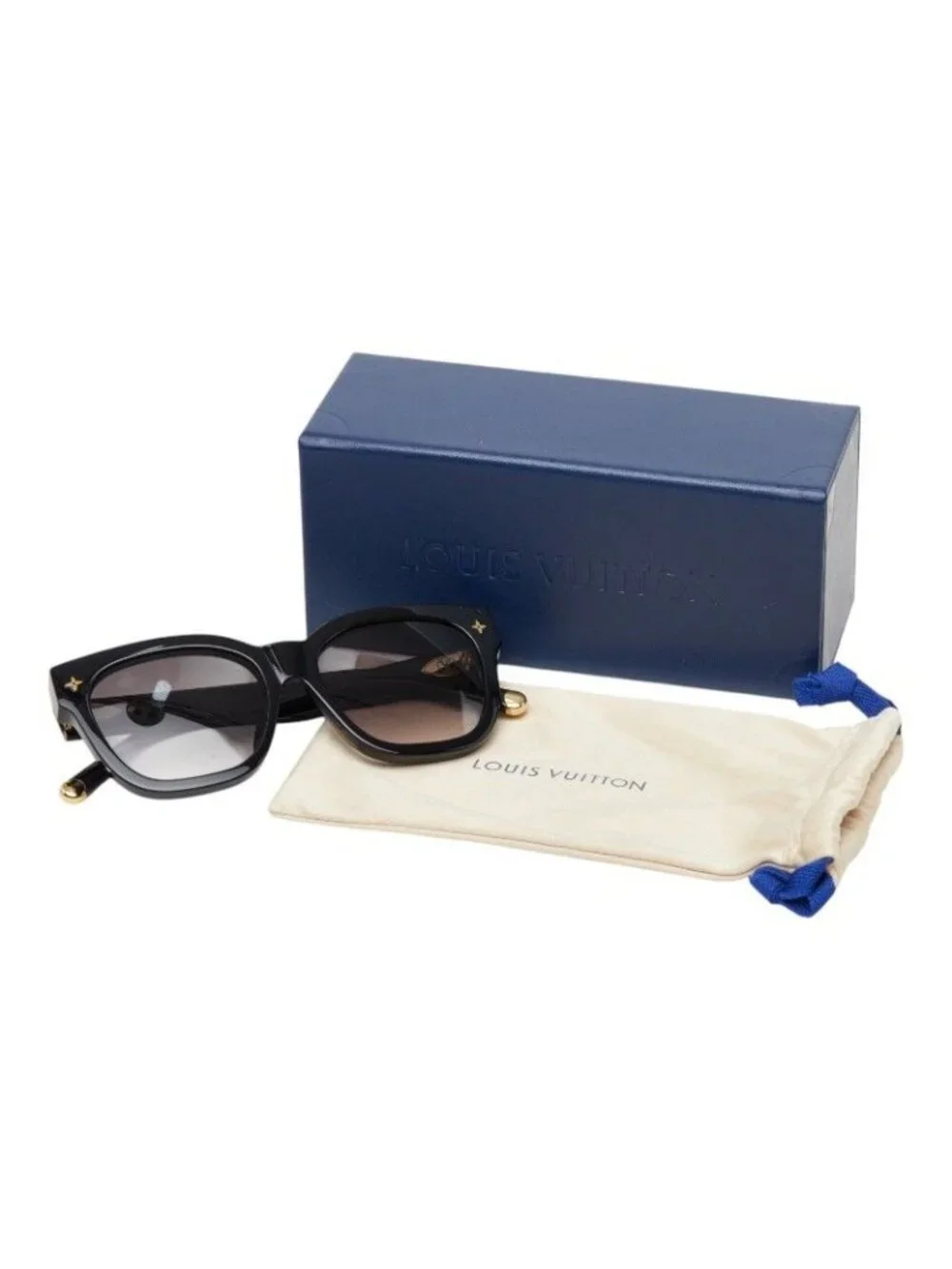 Louis Vuitton Sunglasses My Monogram Square Black Acetate Eyewear